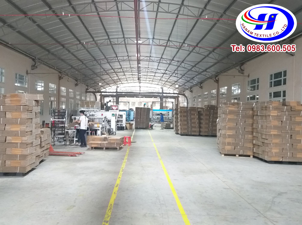 Hình ảnh nhà xưởng sản xuất bao bì carton Hà Nam - Bao Bì Carton Hà Nam - Công Ty TNHH Dệt May Hà Nam